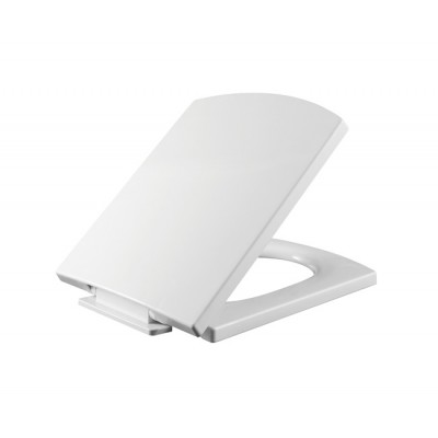 WC toilet seat cover with Adjustable Soft Close Hinge Square disposable toilet seat